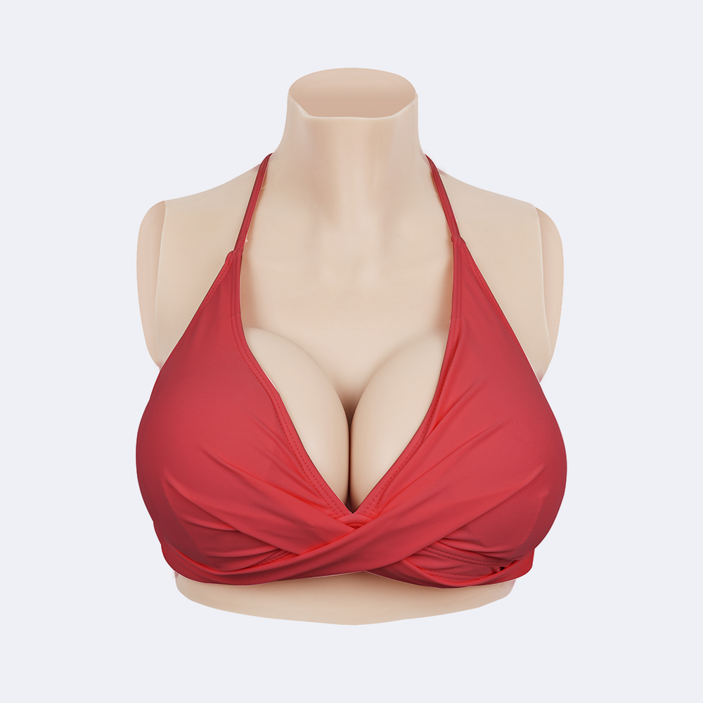 Silicone Breast Cotton Filled B Cup Realistic Fake Boobs