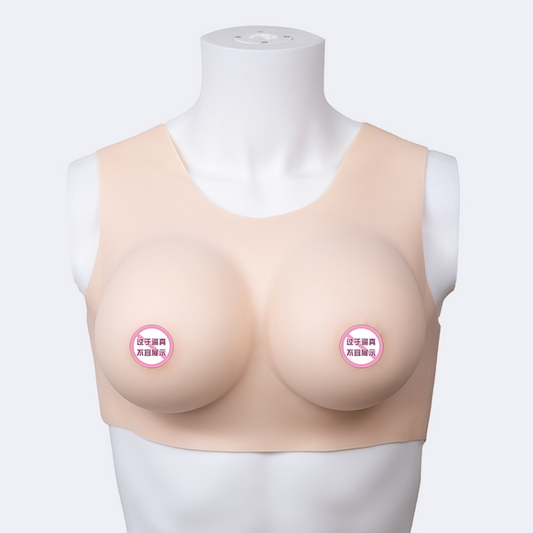 B Cup Breast Forms Round Neck(Hollow back)