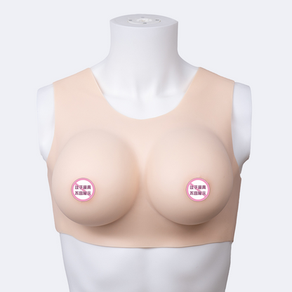 E Cup Breast Forms Round Neck(Hollow back)