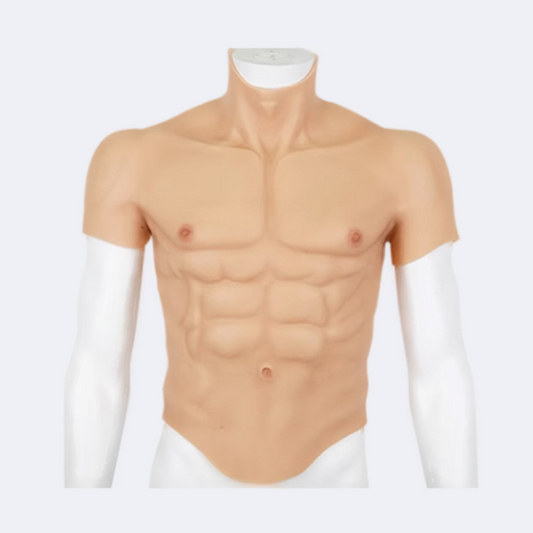 Eight pack abs macho muscle clothes