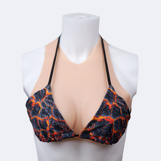 D Cup halterneck backless bust with Velcro